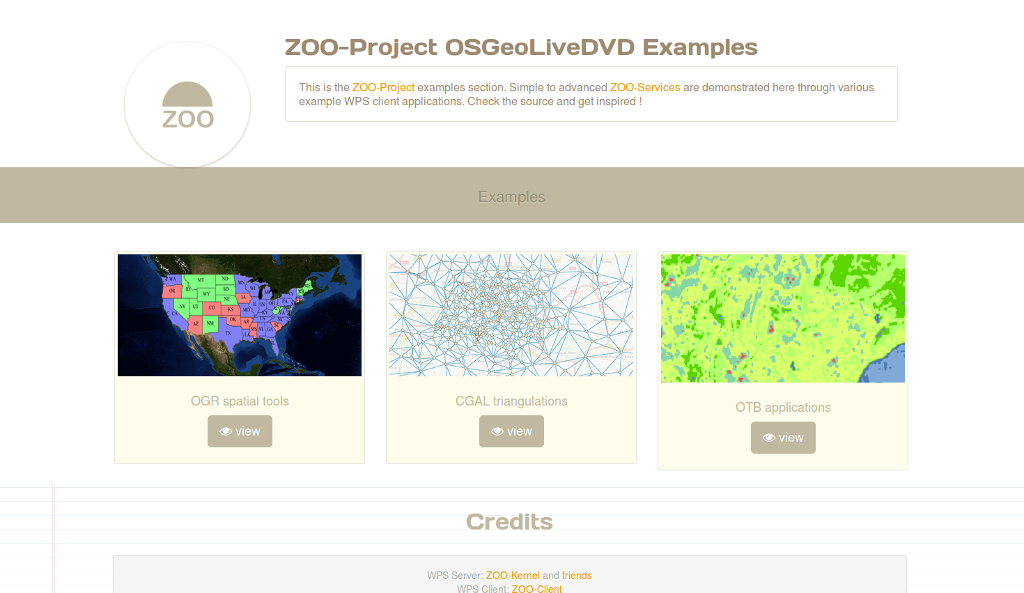 zoo-project screenshot