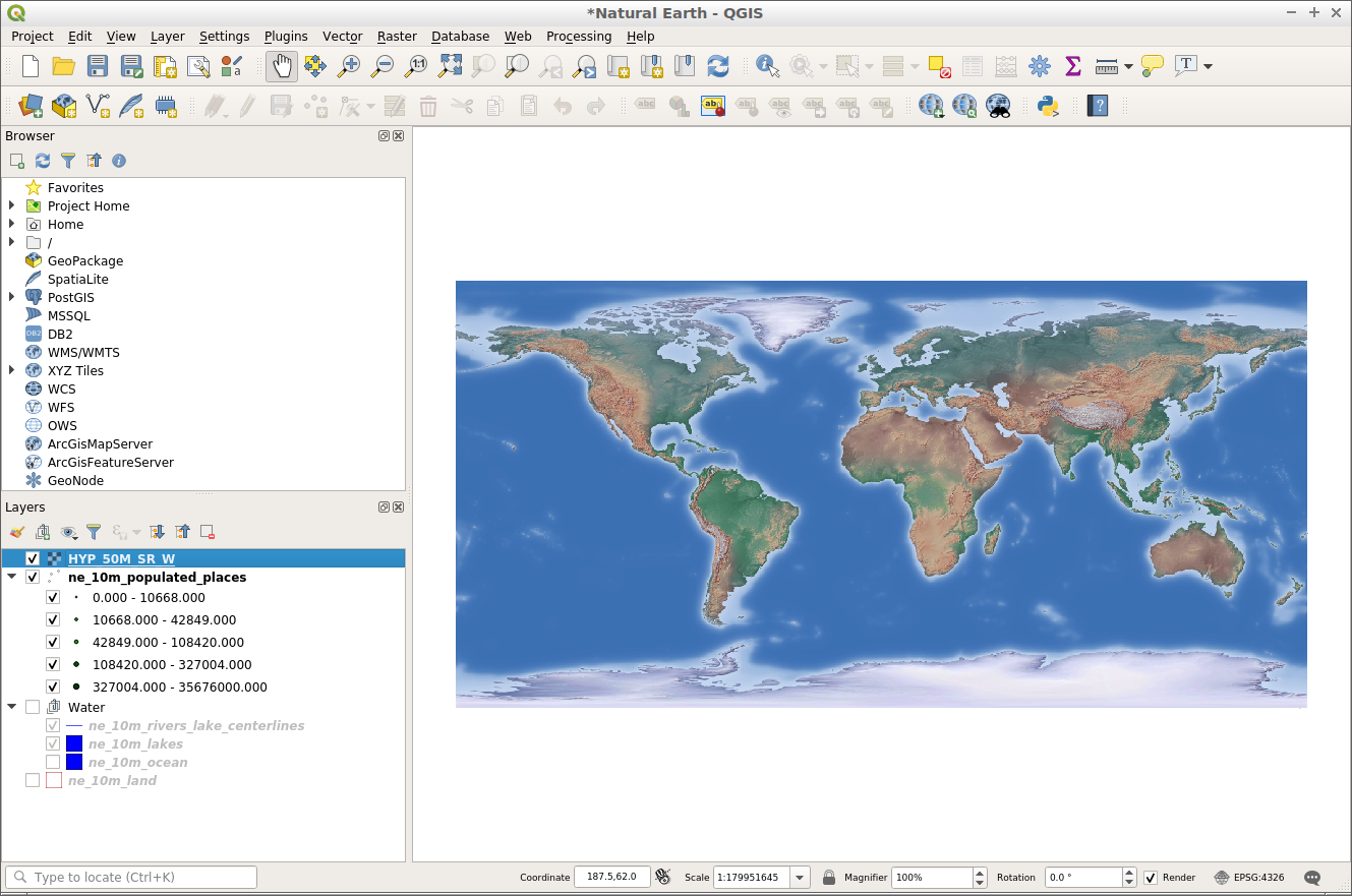 QGIS modified the order of layers