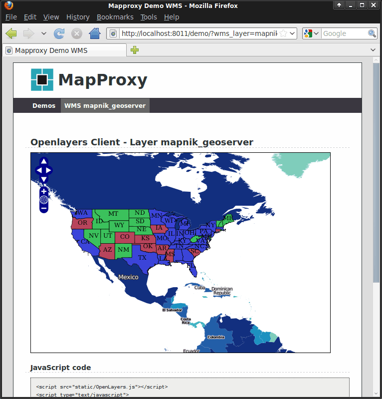 MapProxy demo