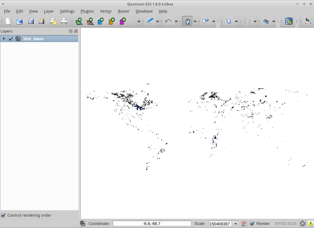 My First PostGIS layer